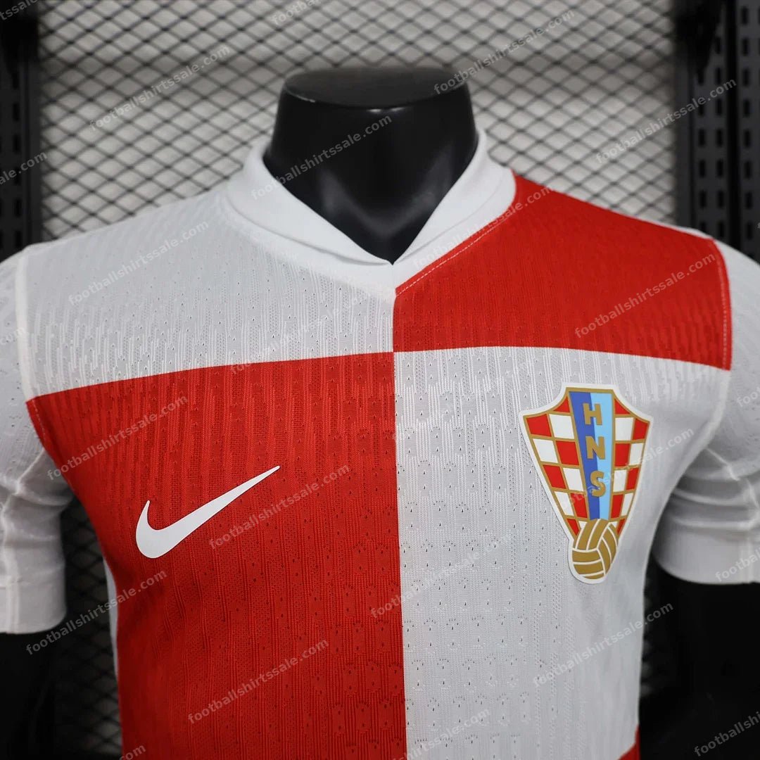 2024 Croatia National Team Home Football Shirt 1:1 Thai Quality – Player Version - Detail 2