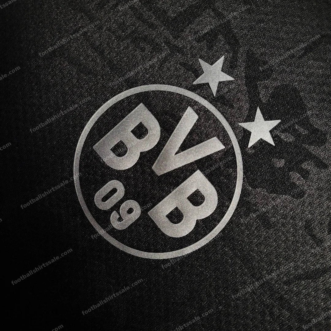 2023 Dortmund Blackout Special Edition Football Shirt - Detail 6