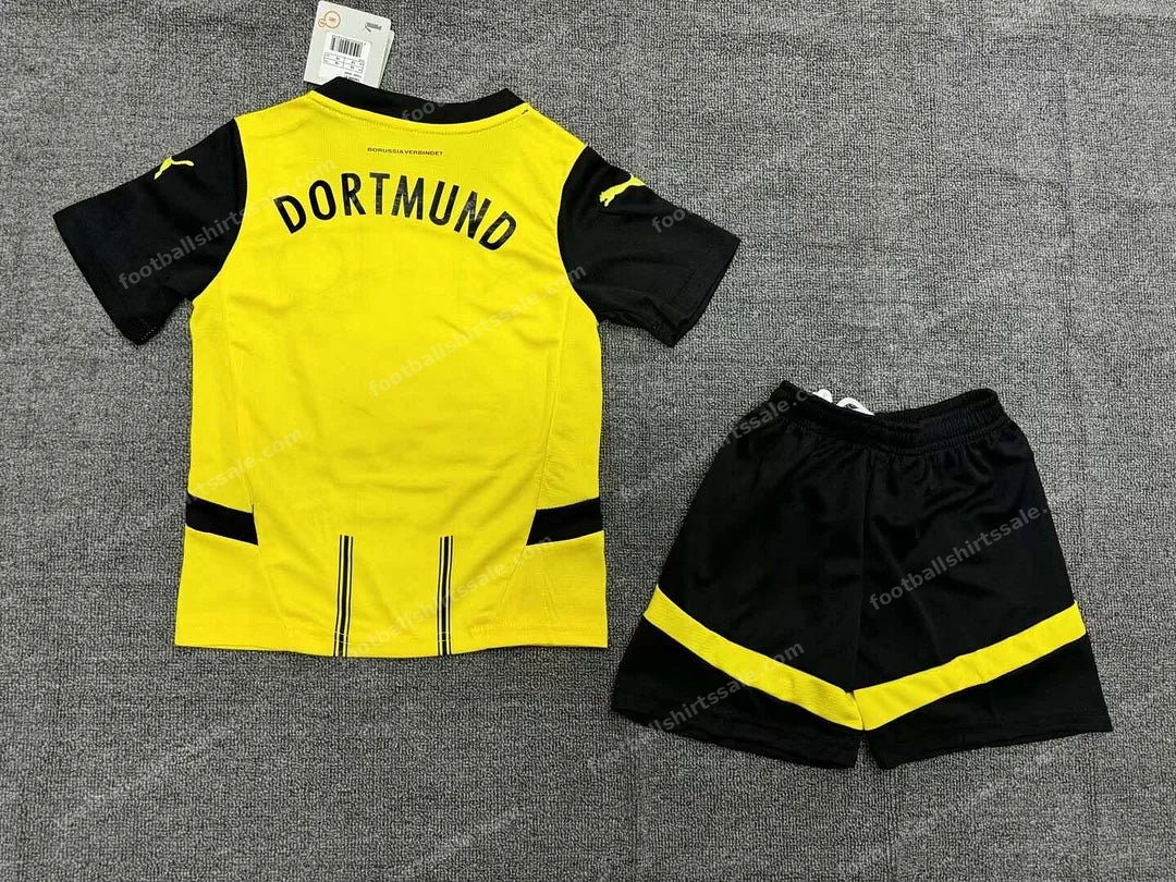2024/2025 Dortmund Home Football Shirt 1:1 Thai Quality Kids Size - Detail 1