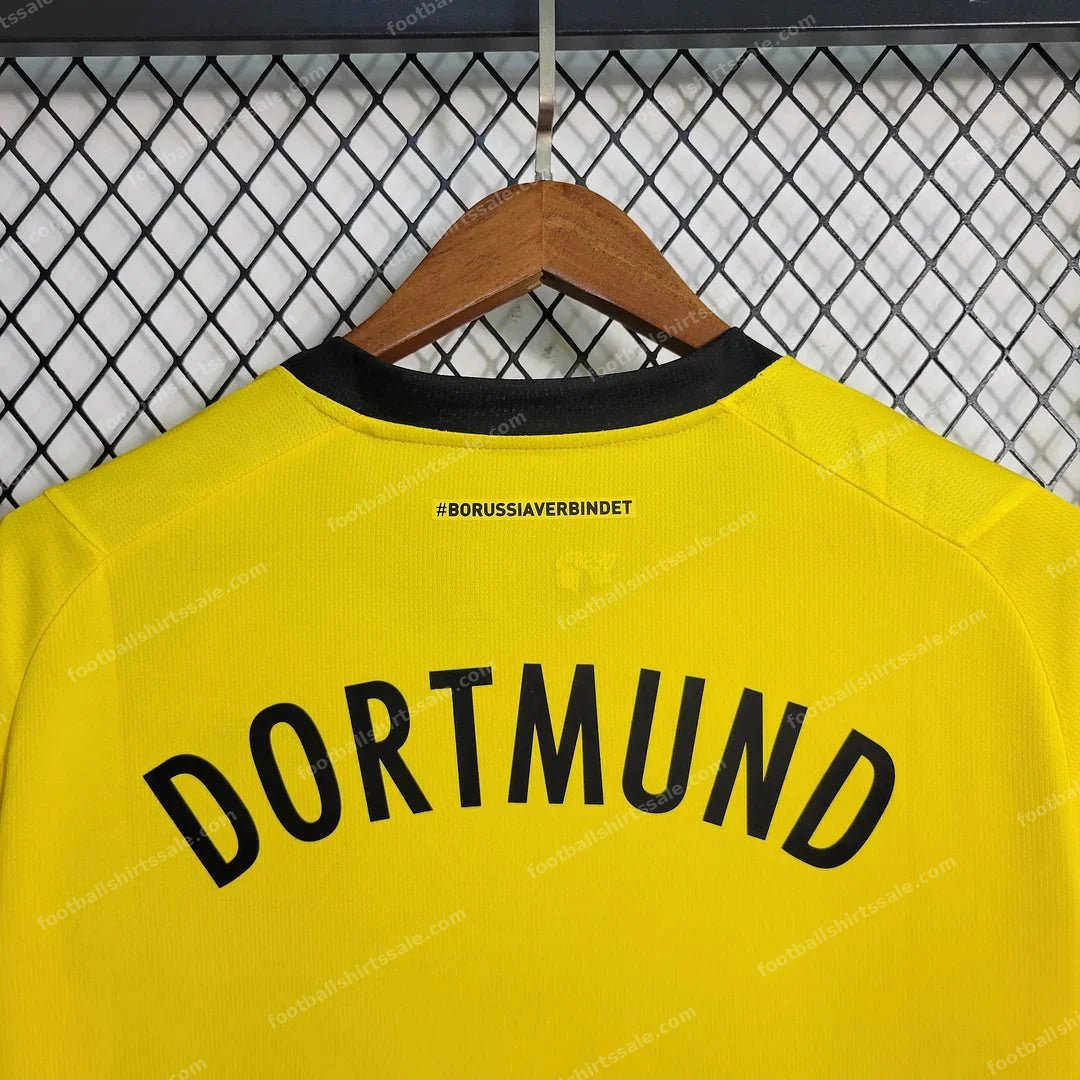 2023/2024 Dortmund Home Football Shirt - Detail 4