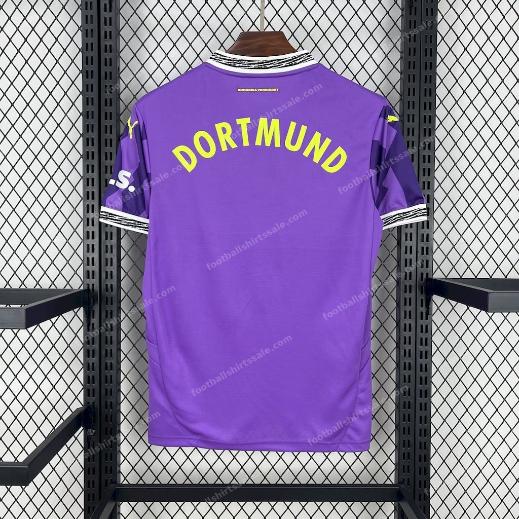 2025/2026 Dortmund Special Edition Purple Football Shirt - Detail 1