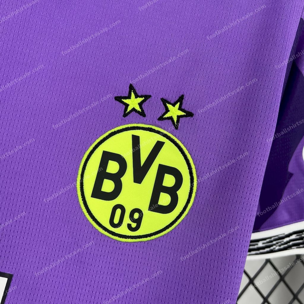 2025/2026 Dortmund Special Edition Purple Football Shirt - Detail 3