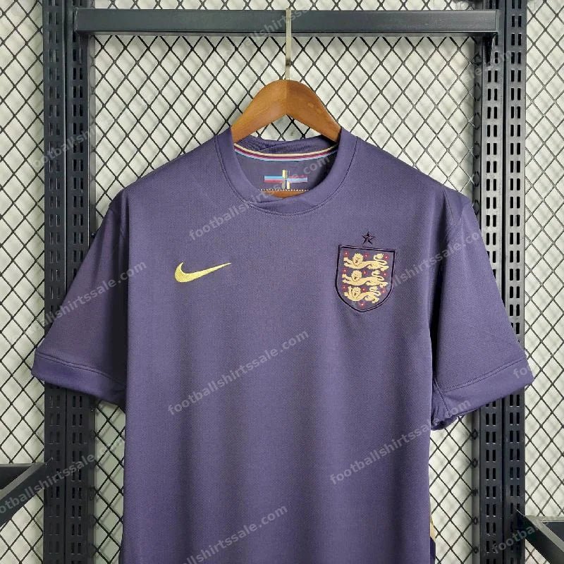 2024 England Away Soccer Jersey - Detail 3