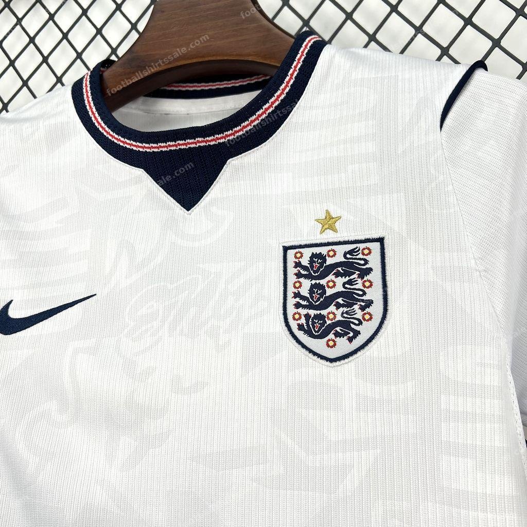 2026 England Home Football Shirt Kids Size - Detail 2