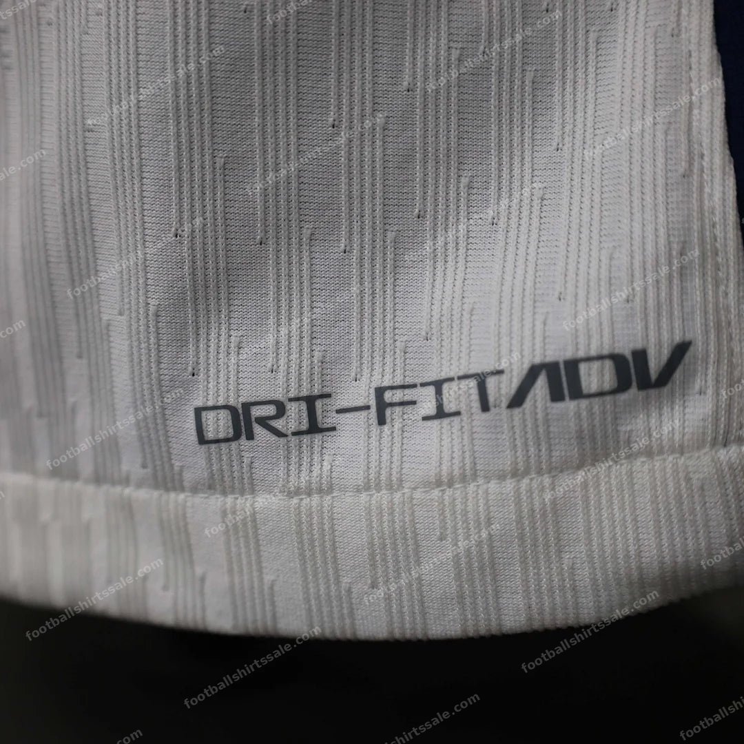 2024 England Home Soccer Jersey – Player Version - Detail 6