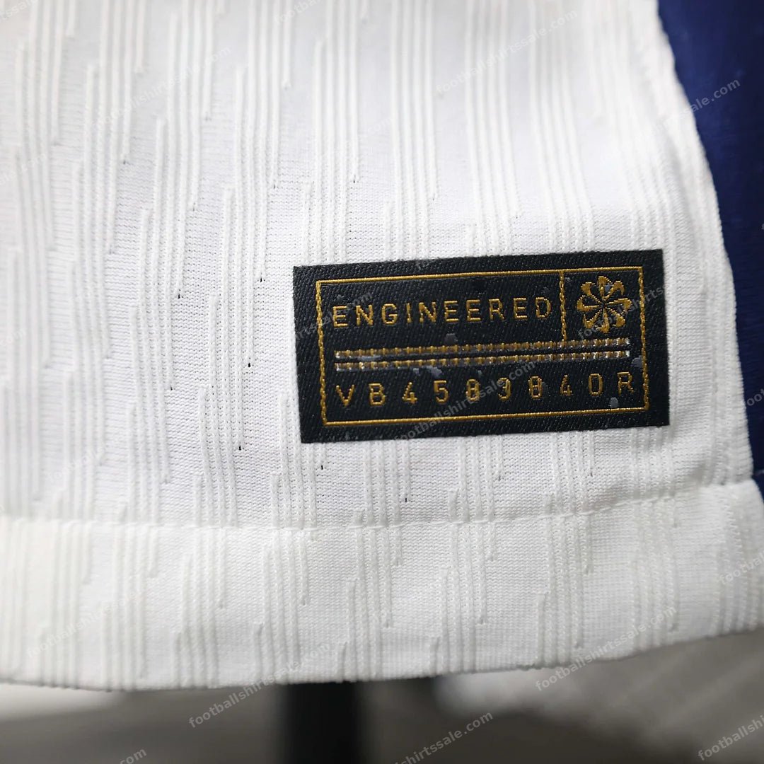 2024 England Home Soccer Jersey – Player Version - Detail 7