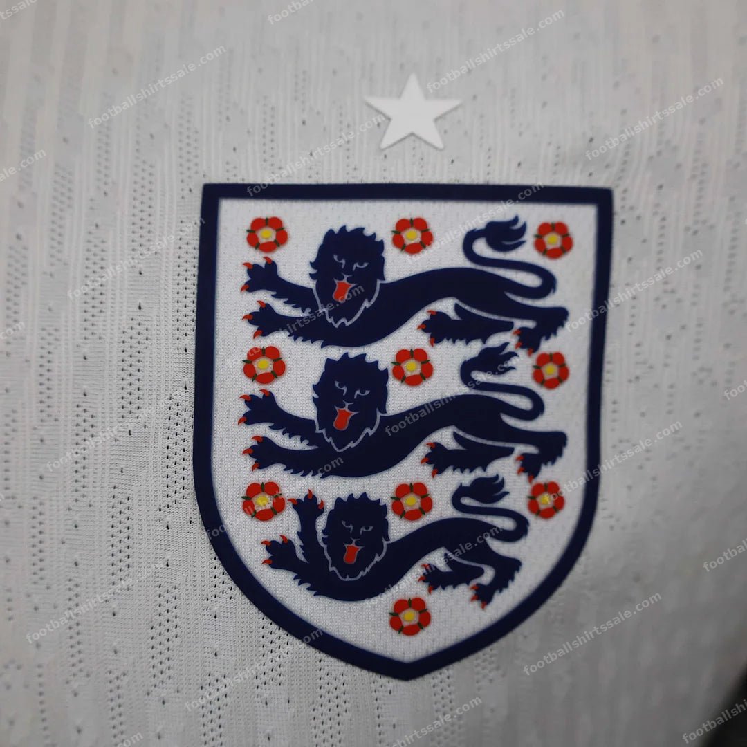 2024 England Home Soccer Jersey – Player Version - Detail 9
