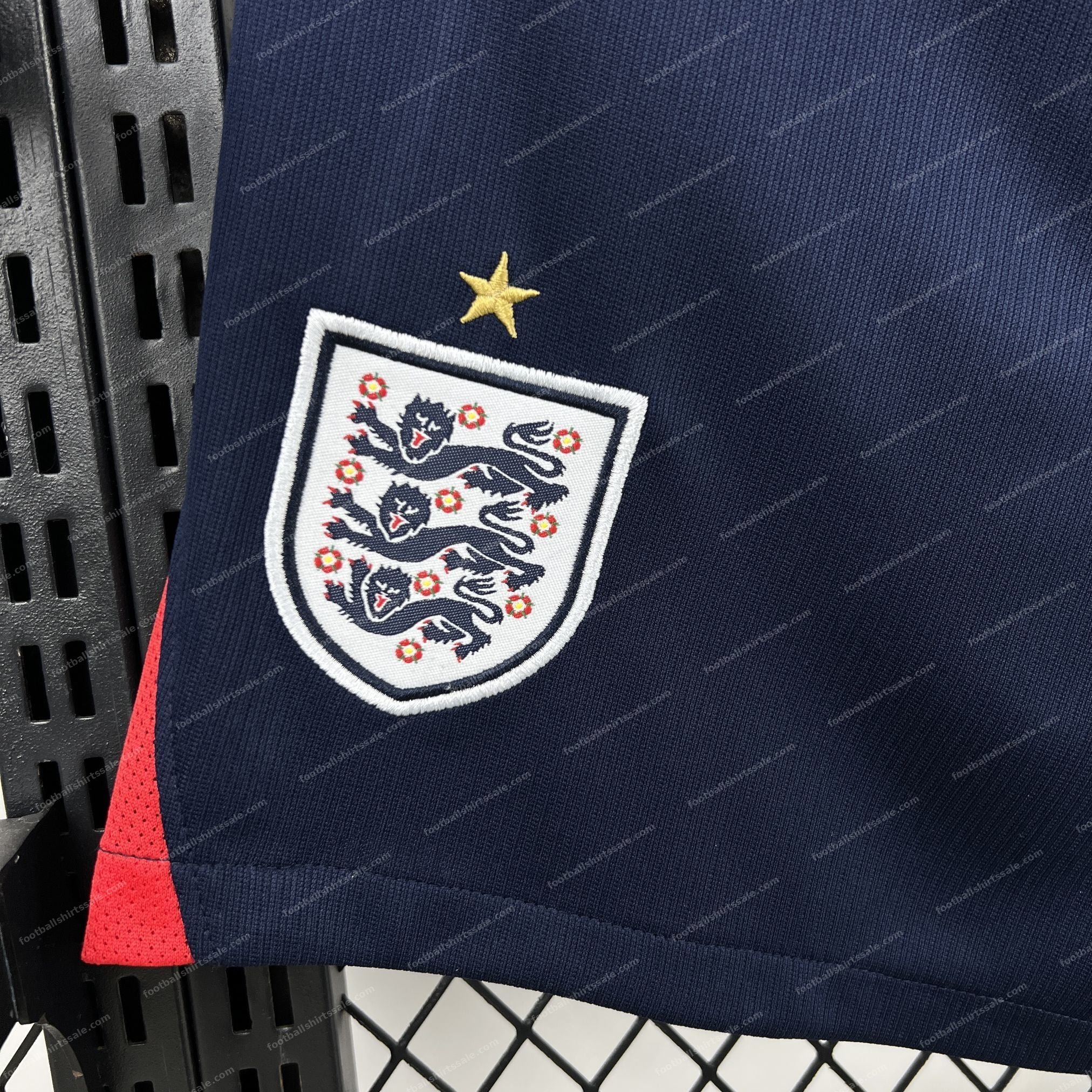 2026 England Home World Cup Shorts - Detail 3
