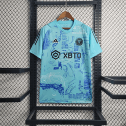 2023/2024 Inter Miami Training Wear blue Soccer Jersey 1:1 Thai Quality