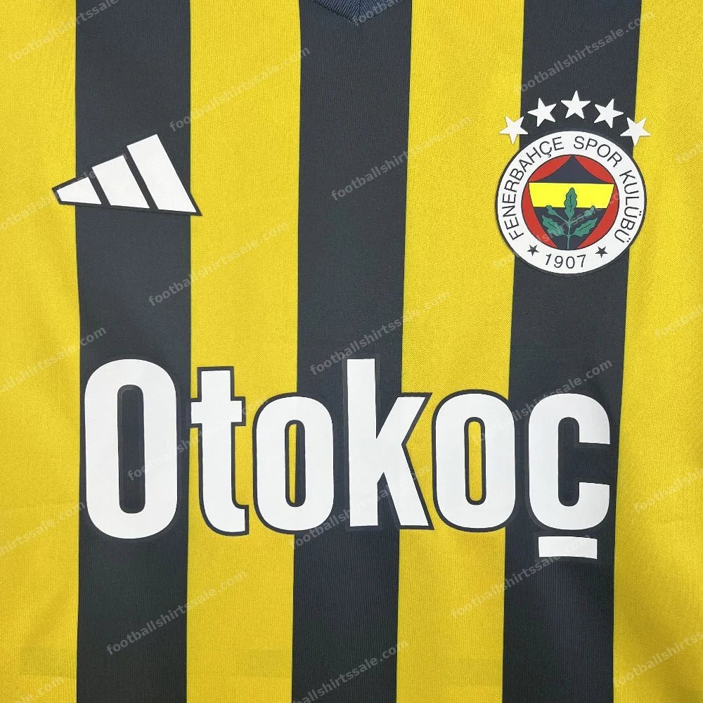 2025/2026 Fenerbahce Home Football Shirt - Detail 4