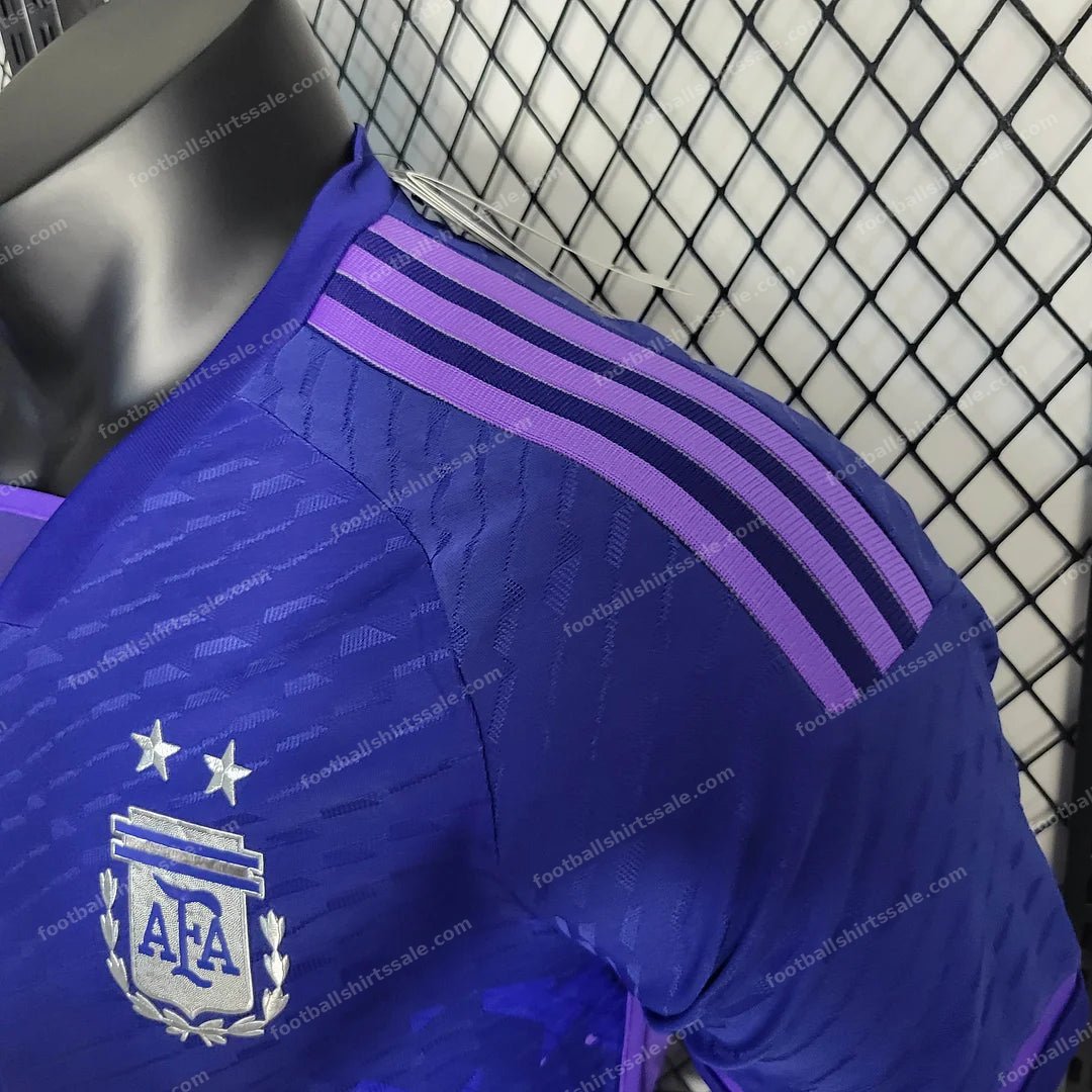 2022 FIFA World Cup Argentina National Team Away Jersey – Player Version - Detail 7