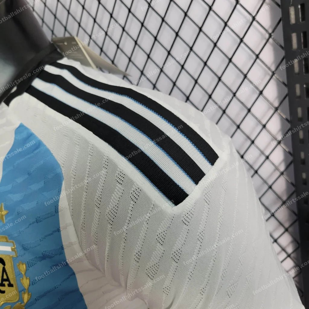 2022 FIFA World Cup Argentina National Team Jersey Home – Player Version - Detail 5