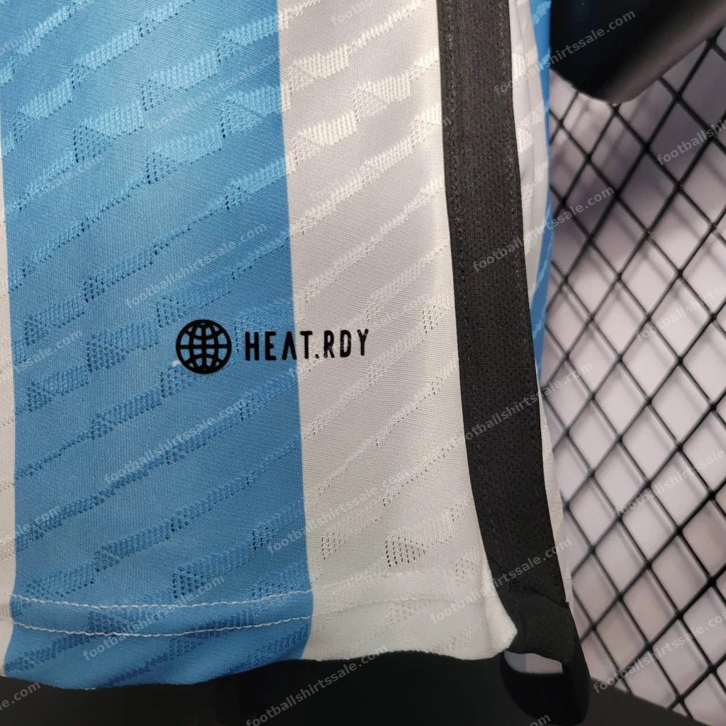 2022 FIFA World Cup Argentina National Team Jersey Home – Player Version - Detail 6
