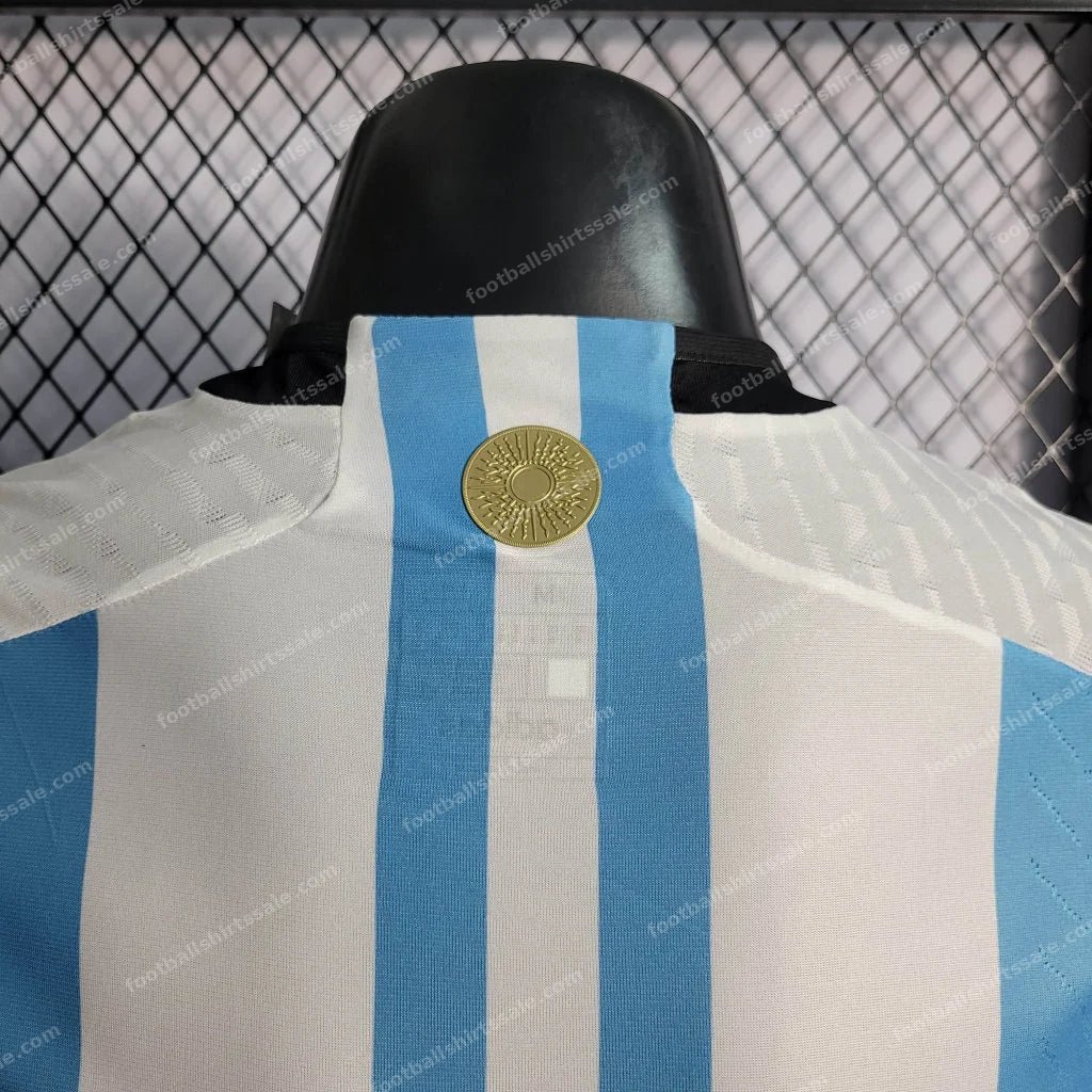 2022 FIFA World Cup Argentina National Team Jersey Home – Player Version - Detail 8