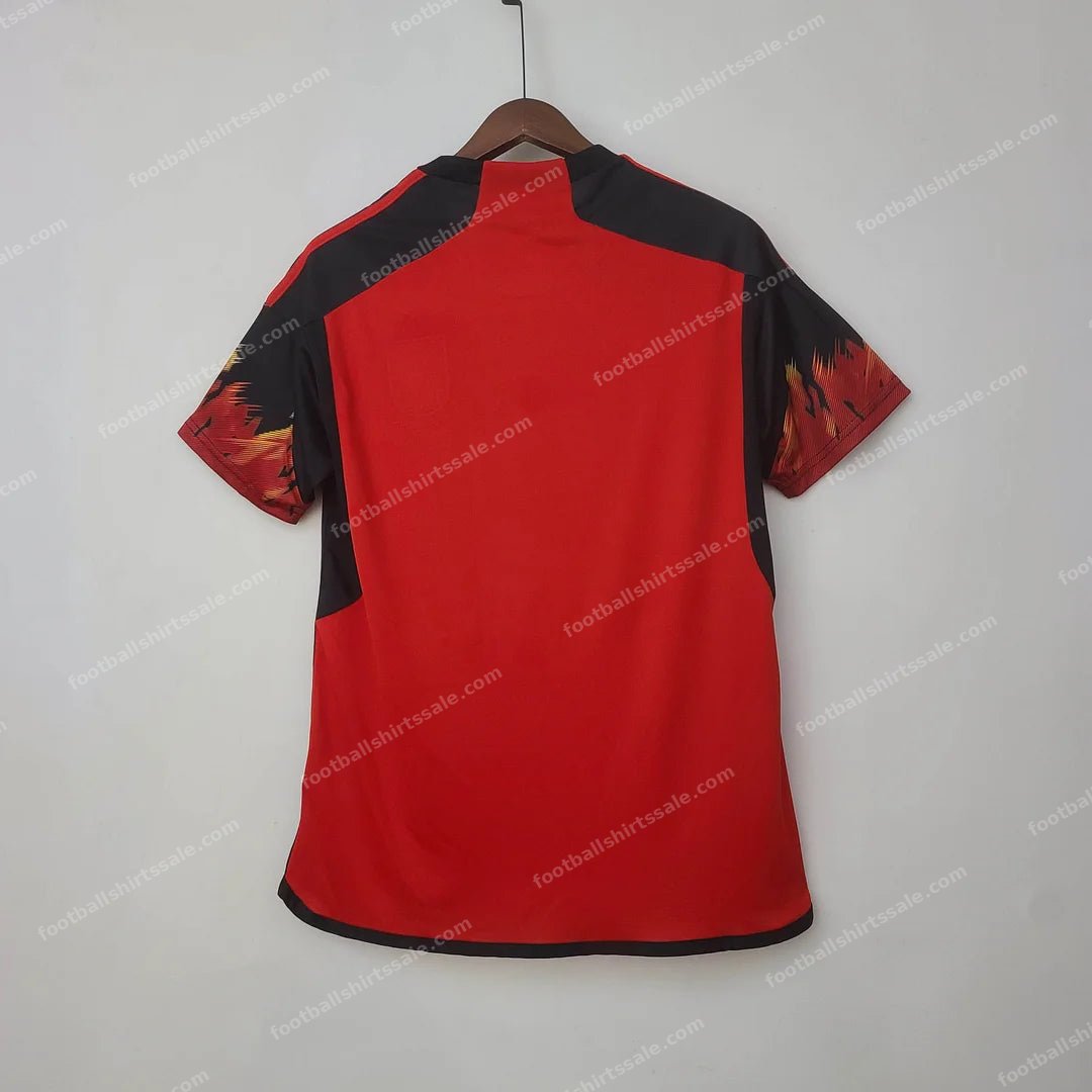 2022 FIFA World Cup Belgium Home Soccer Shirt - Detail 1
