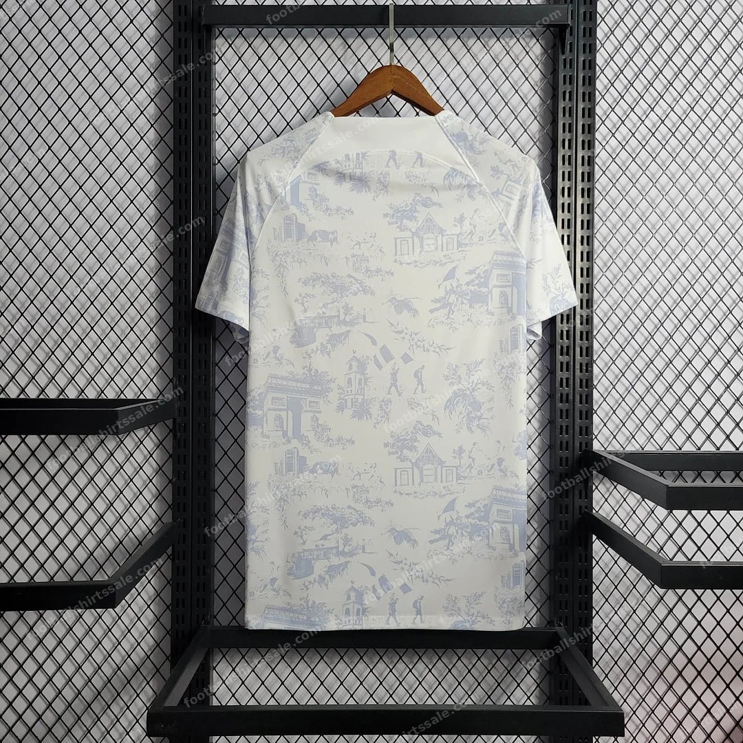 2022 FIFA World Cup France Away Football Shirt White - Detail 1