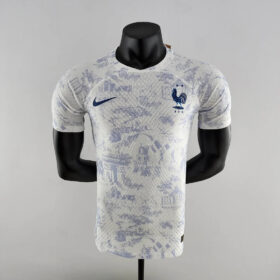 2022 FIFA World Cup France Away Football Shirt White - Player Version