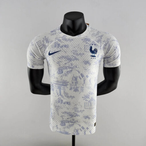 2022 FIFA World Cup France Away Football Shirt White - Player Version