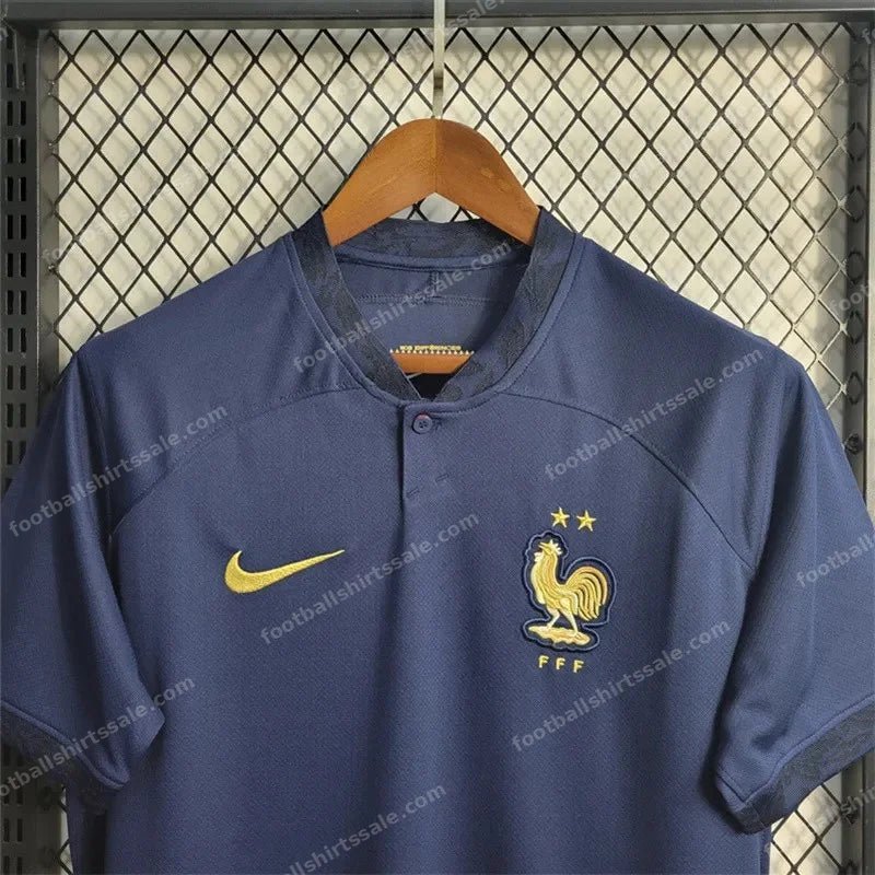 2022 FIFA World Cup France Home Football Shirt - Detail 2