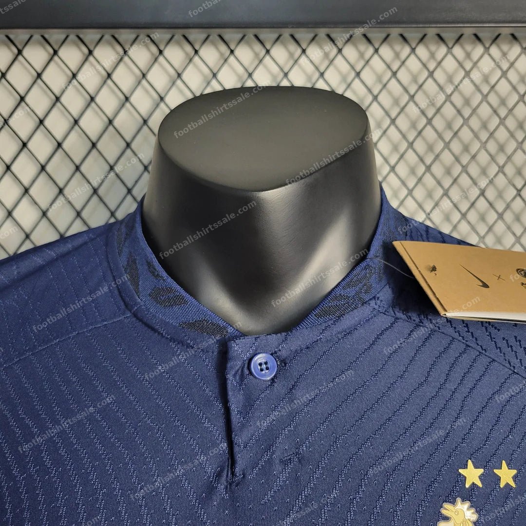 2022 FIFA World Cup France Home Football Shirt – Player Version - Detail 6