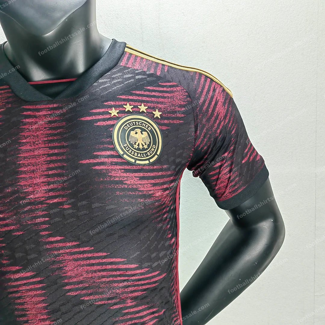 2022 FIFA World Cup Germany Away Soccer Jersey – Player Version - Detail 3