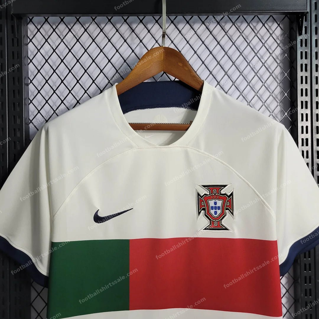 2022 FIFA World Cup Portugal Away Football Shirt - Detail 3