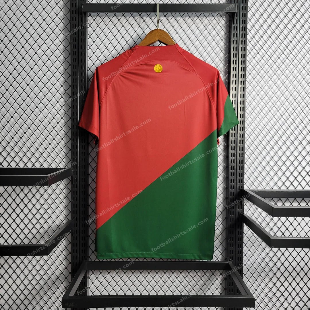 2022 FIFA World Cup Portugal Home Football Shirt - Detail 1