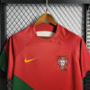 2022 FIFA World Cup Portugal Home Football Shirt - Detail 3