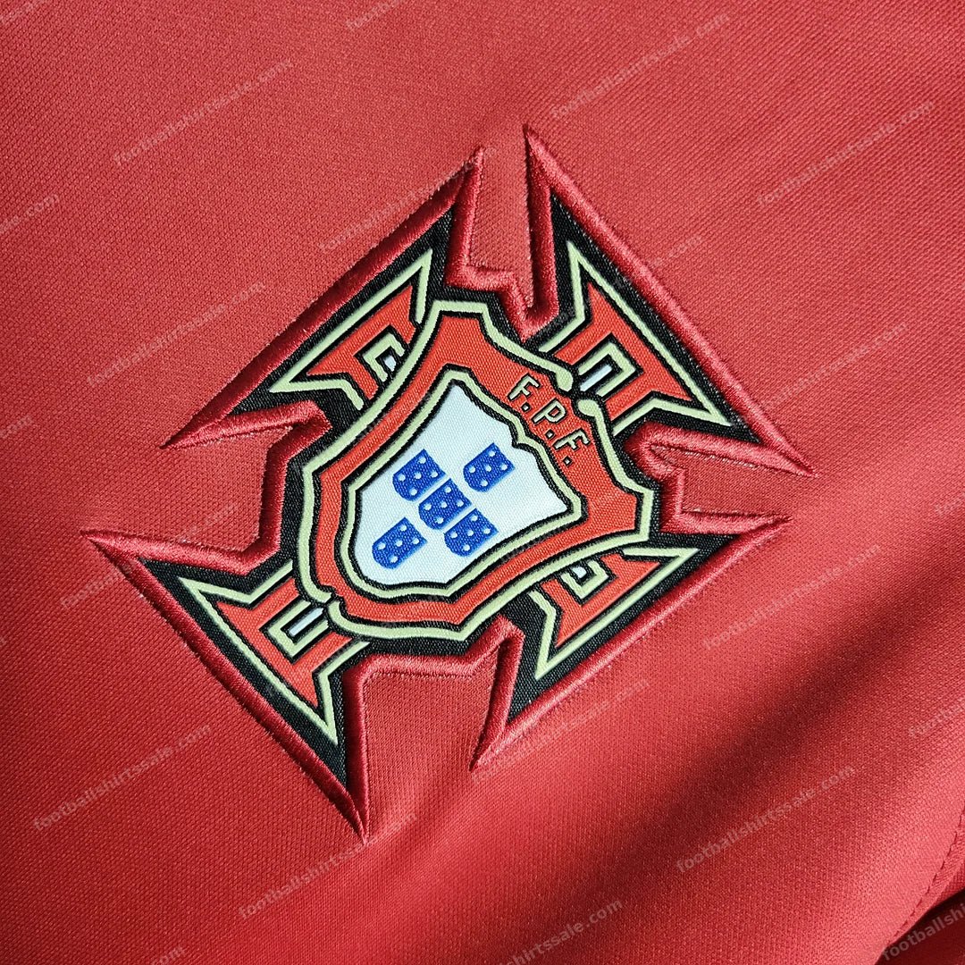 2022 FIFA World Cup Portugal Home Football Shirt - Detail 5