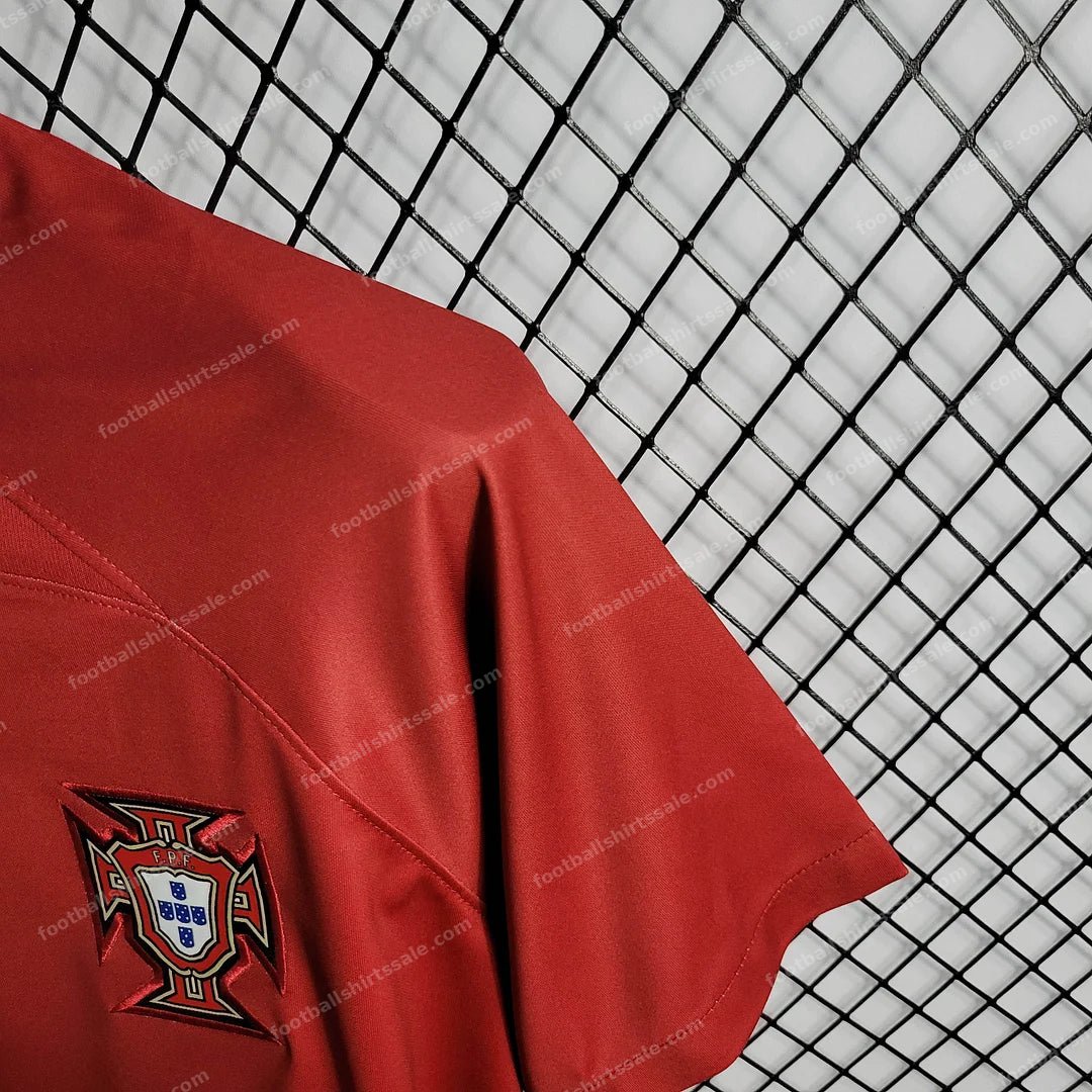2022 FIFA World Cup Portugal Home Football Shirt - Detail 7