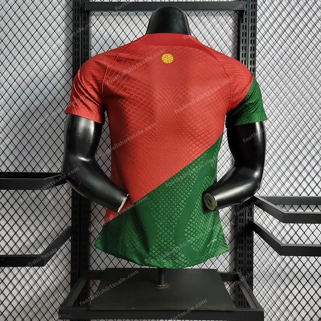 2022 FIFA World Cup Portugal Home Football Shirt – Player Version - Detail 1