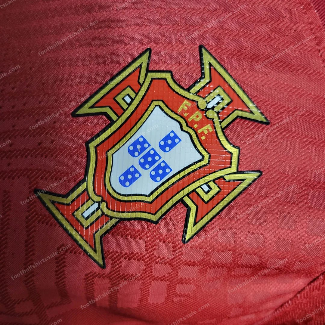 2022 FIFA World Cup Portugal Home Football Shirt – Player Version - Detail 3