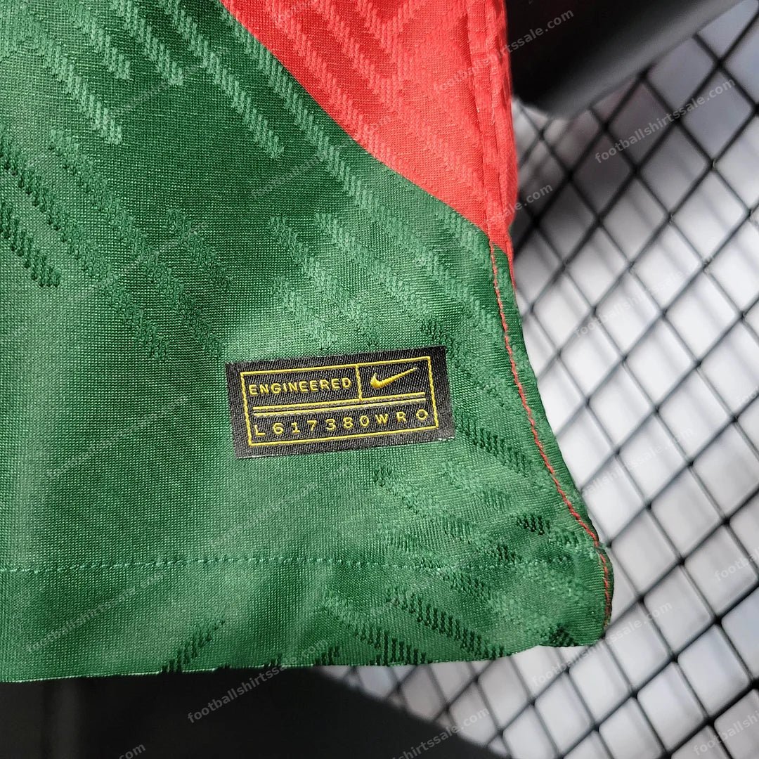 2022 FIFA World Cup Portugal Home Football Shirt – Player Version - Detail 6