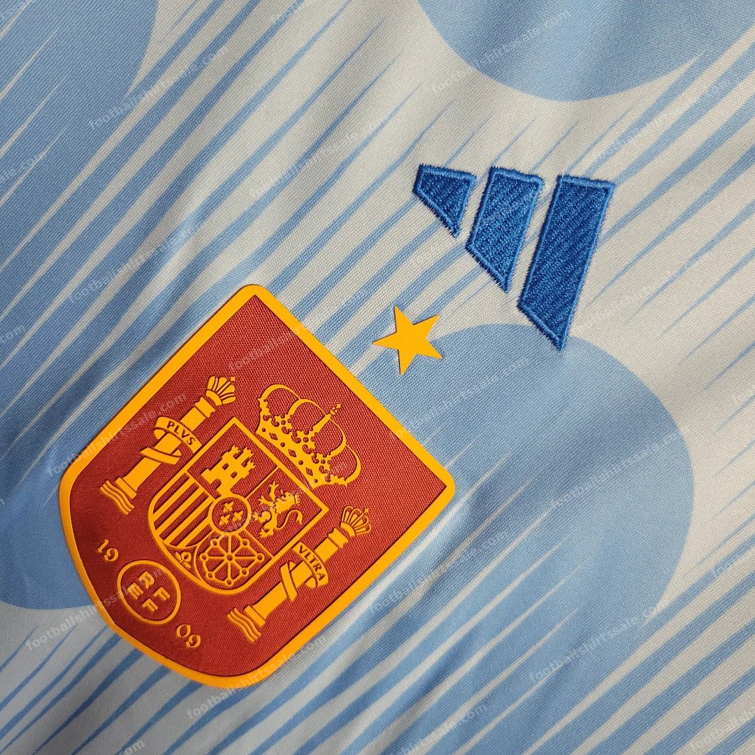 2022 FIFA World Cup Spain Away Soccer Shirt - Detail 4