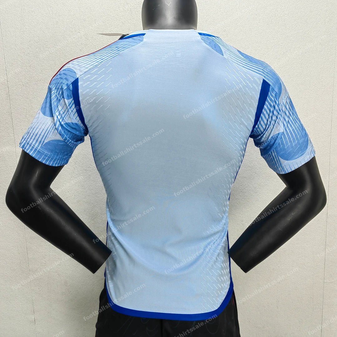 2022 FIFA World Cup Spain Away Soccer Shirt – Player Version - Detail 1