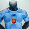2022 FIFA World Cup Spain Away Soccer Shirt – Player Version - Detail 2