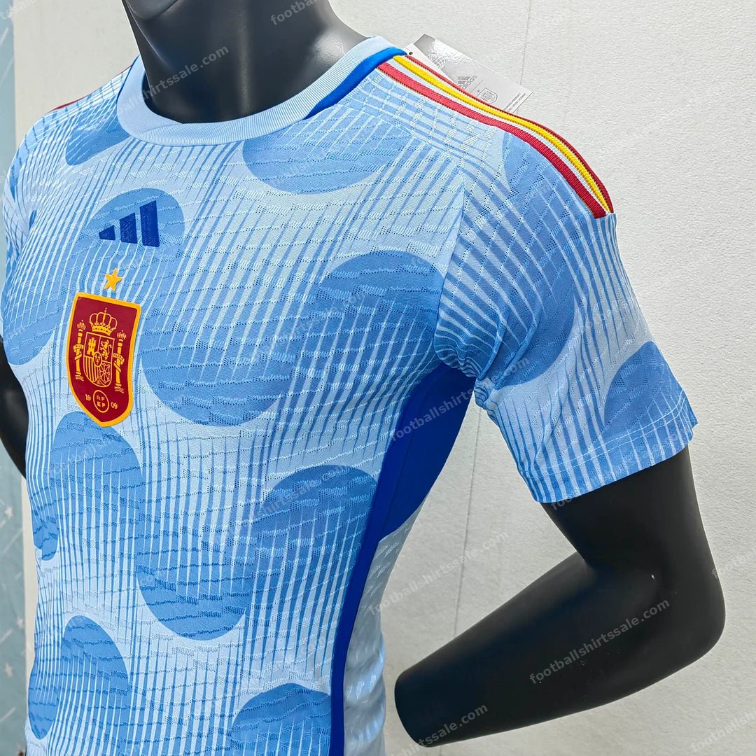 2022 FIFA World Cup Spain Away Soccer Shirt – Player Version - Detail 3
