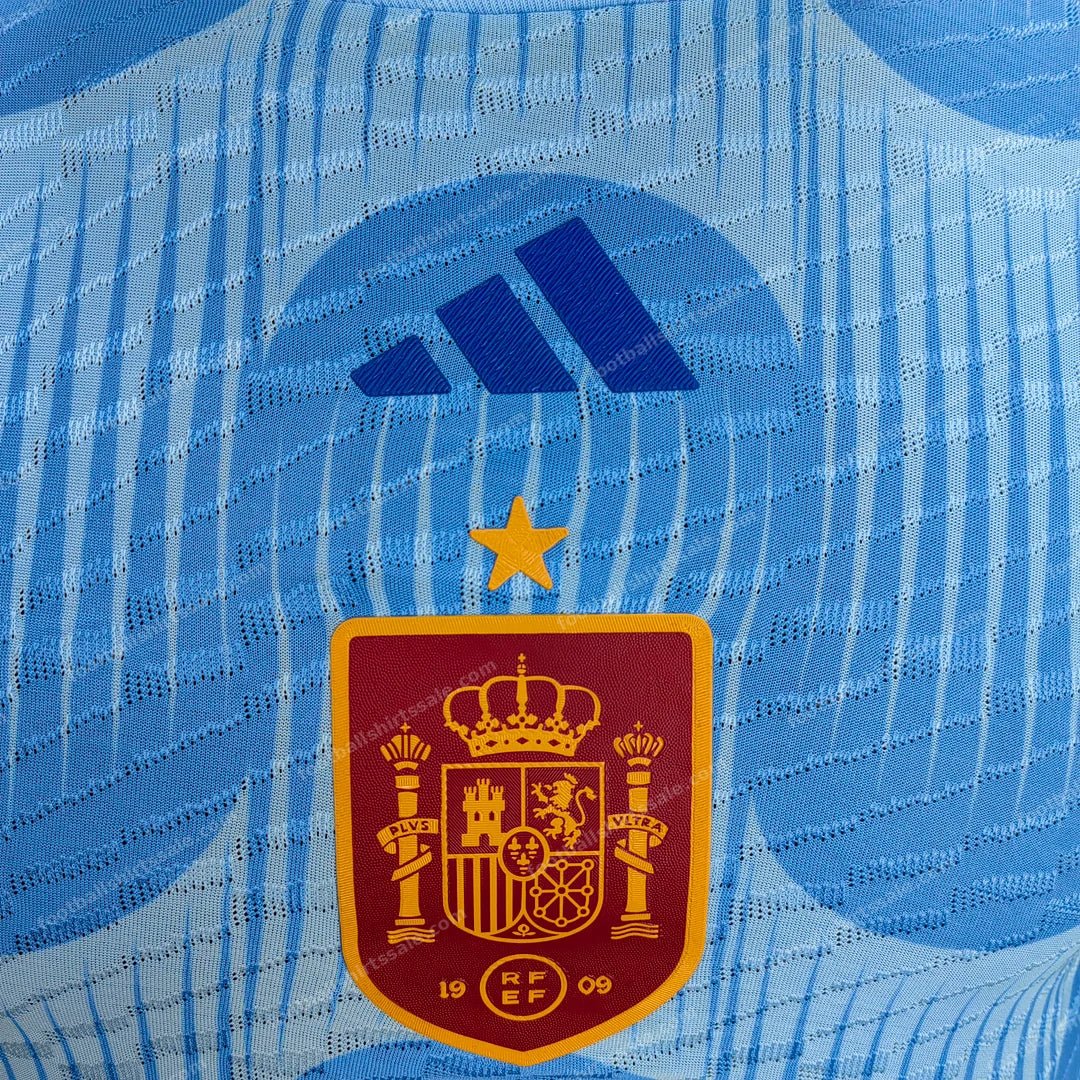 2022 FIFA World Cup Spain Away Soccer Shirt – Player Version - Detail 9