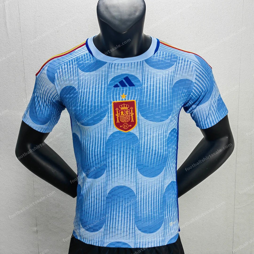2022 FIFA World Cup Spain Away Soccer Shirt – Player Version
