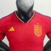 2022 FIFA World Cup Spain Home Soccer Shirt – Player Version - Detail 2