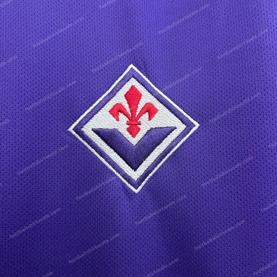 2025/2026 Fiorentina Home Football Shirt - Detail 4