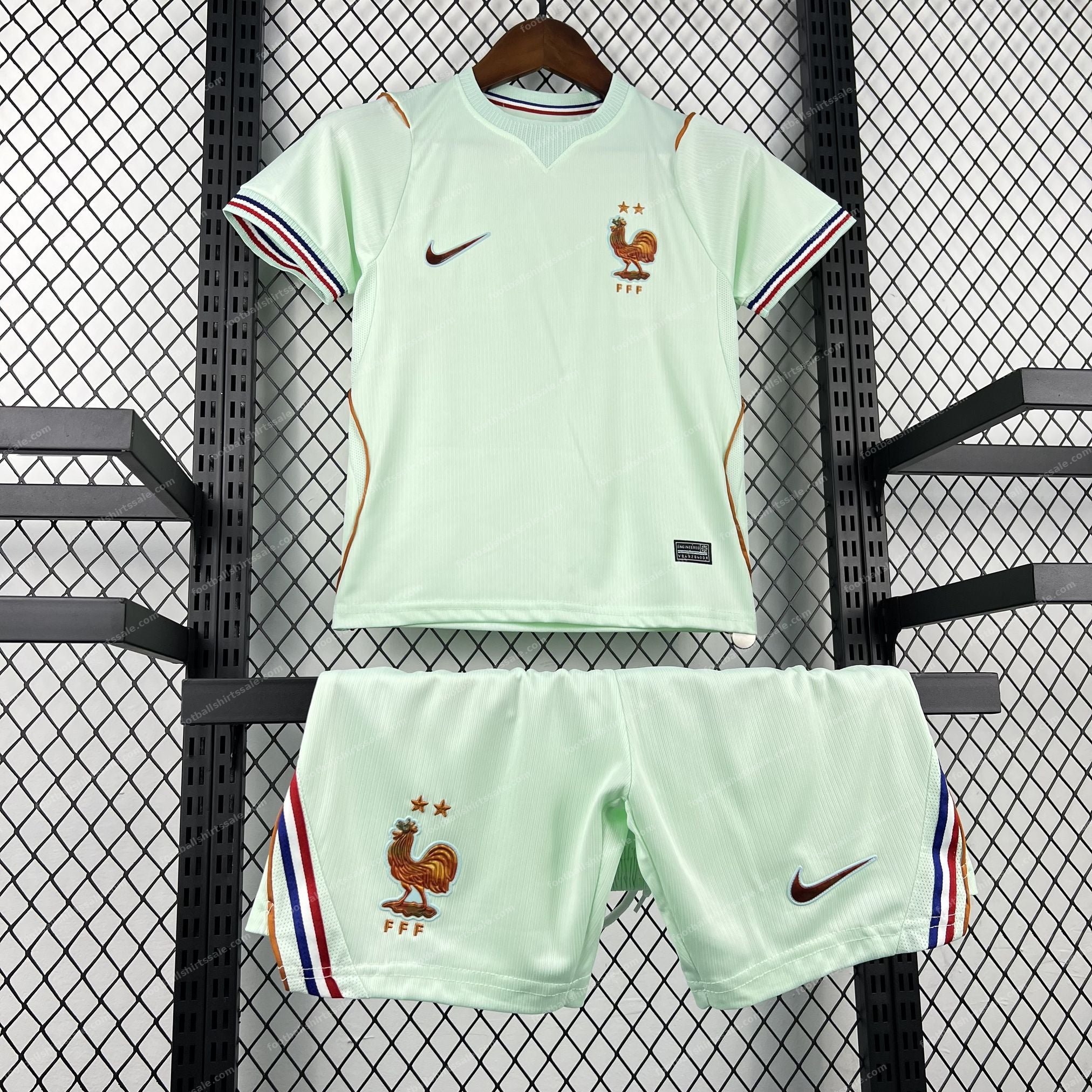 2026 France Away World Cup Kids Size Football Shirt - Detail 6