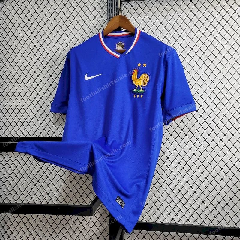 2024 France Home Football Shirt 1:1 Thai Quality - Detail 1