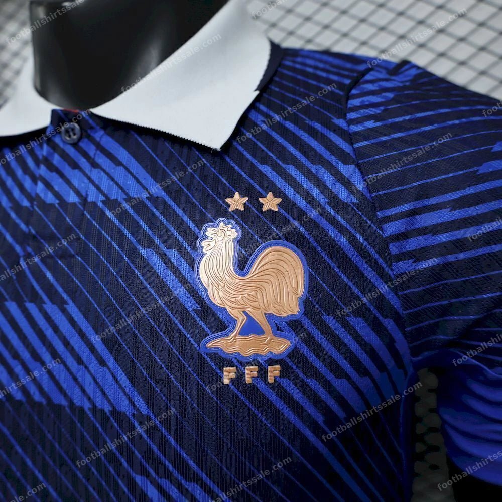 2026 France Home World Cup Football Shirt Player Version - Detail 4