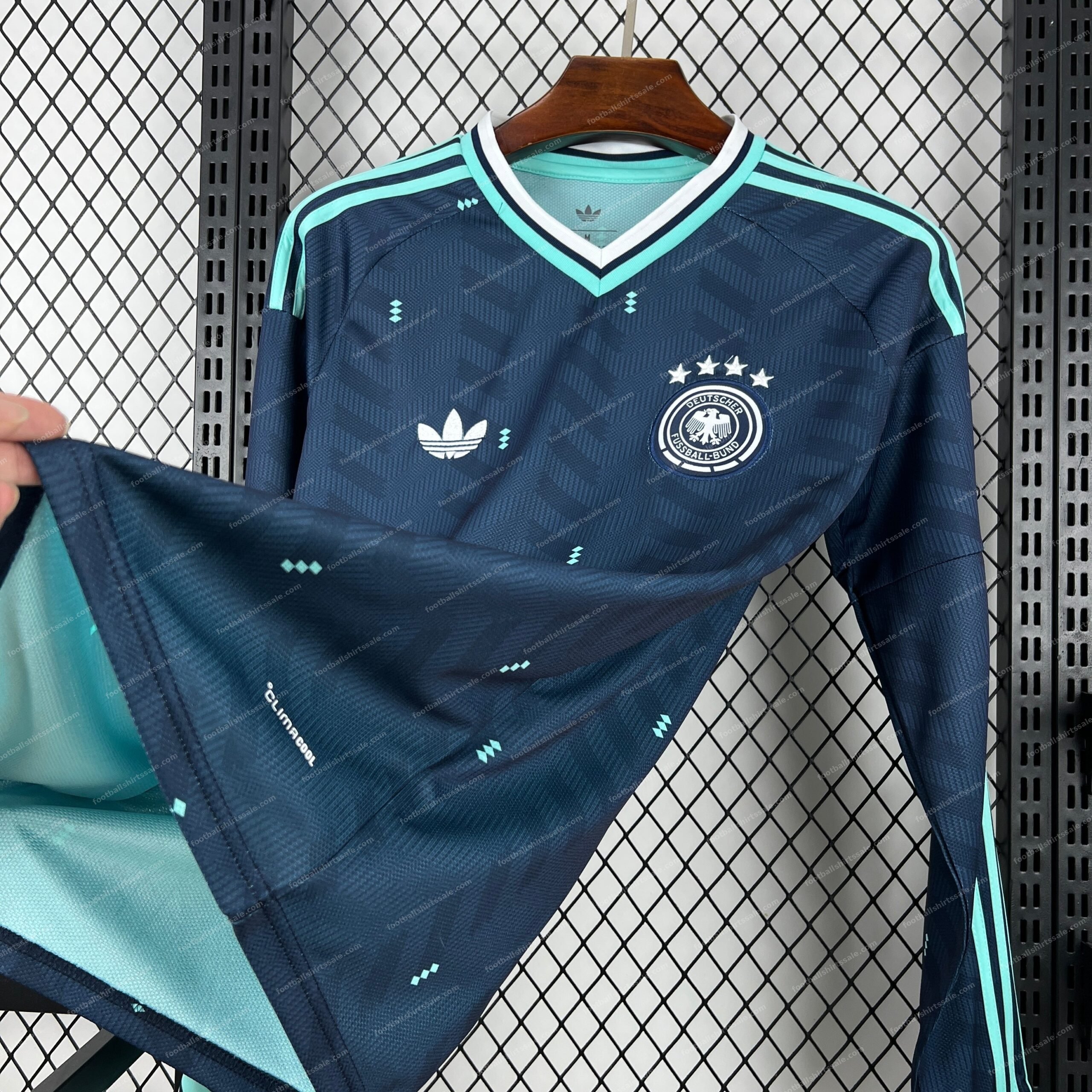 2026 Germany Away World Cup Long Sleeve Football Shirt - Detail 4
