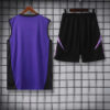 2024 Germany pre-match training Purple Jersey+Shorts 1:1 Thai Quality - Detail 1