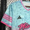 2024/2025 Inter Miami Pink Blue Special Edition Football Shirt - Detail 4