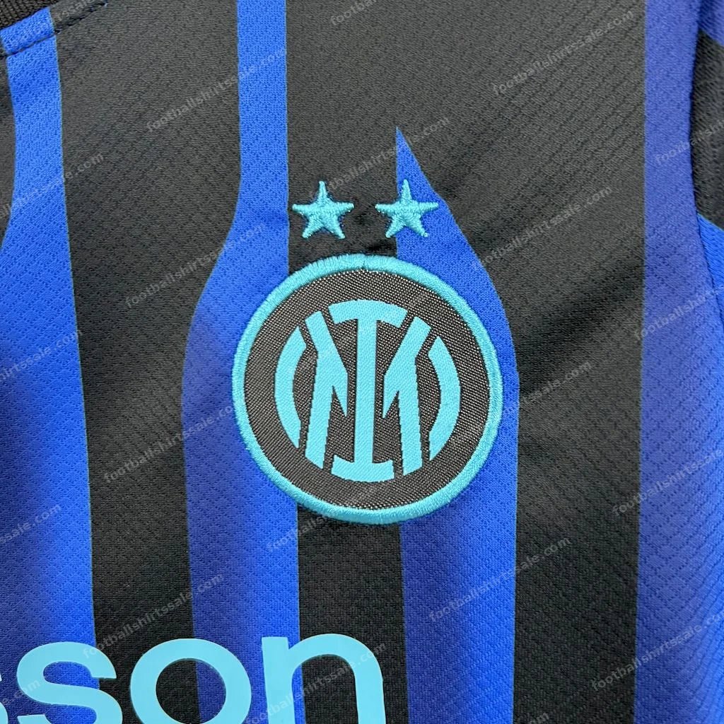 2025/2026 Inter Milan Home Football Shirt Kids Size - Detail 4