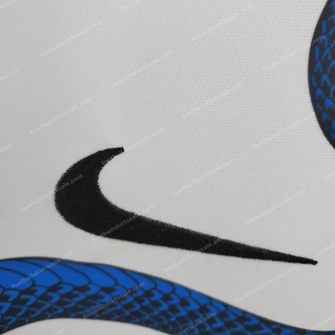 Internazionale Milan Football Jersey White 2021/2022 Retro 1:1 Thai Quality Away - Detail 4