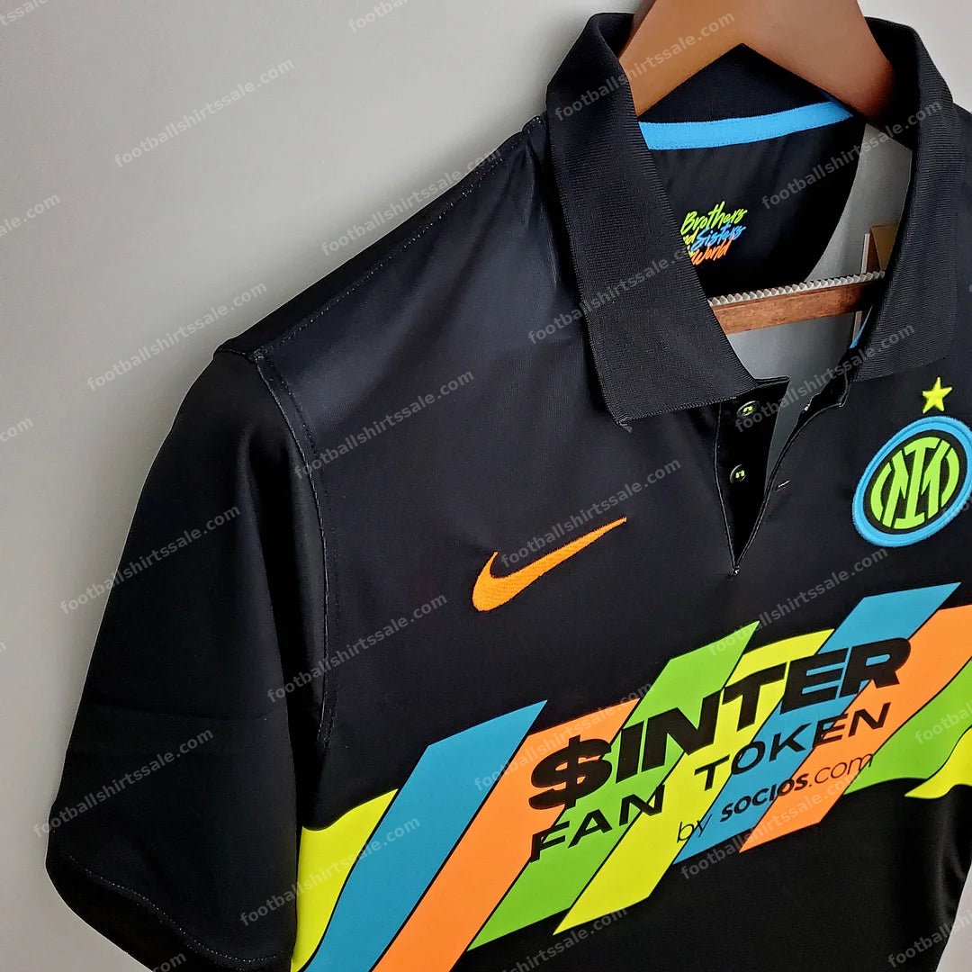 Internazionale Milan Third Away Football Jersey 2021/2022 Retro 1:1 Thai Quality - Detail 3